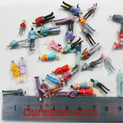 China As figuras feitos a mão de DIY, HO povos do modelo à escala figuram que o modelo residencial do trem personaliza fornecedor