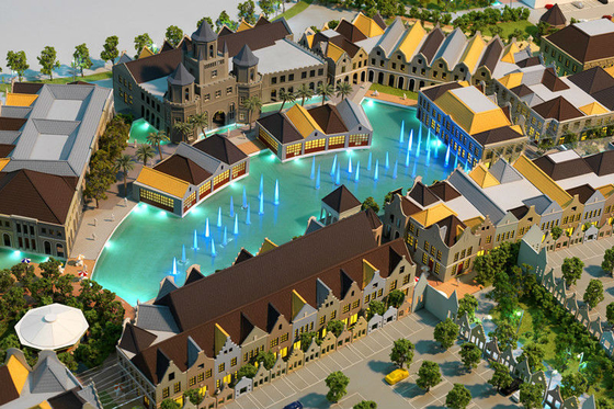 China Fabricante modelo arquitectónico diminuto, rendição consideravelmente residencial da construção do parque fornecedor
