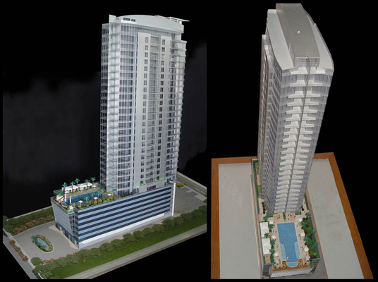 China Fabricante modelo arquitectónico diminuto bonito para a construção comercial exterior do sinal fornecedor