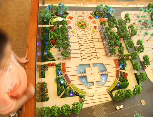 China Fabricante modelo arquitectónico diminuto acrílico para a disposição de construção fornecedor