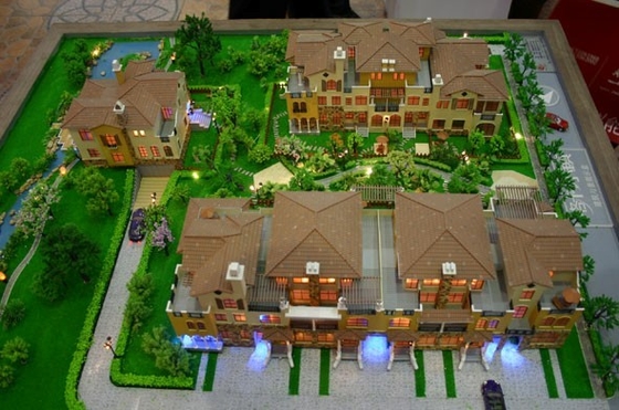 China Fabricante modelo arquitectónico de Real Estate com sistema de iluminação bonito fornecedor