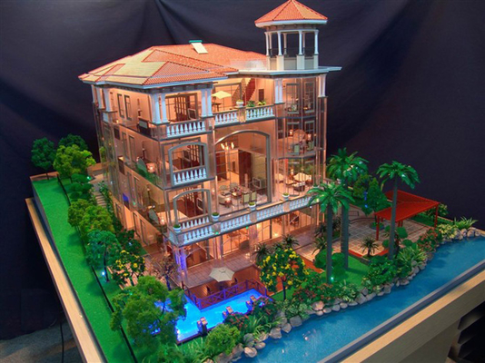 China Construir shobbies modelo arquitectónicos treina modelos, construção de casa modelo fornecedor