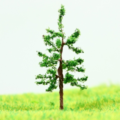 China Treinar Track Layout miniatura modelo árvores verde rua arame árvore Hoop Pine 3,8 centímetros fornecedor
