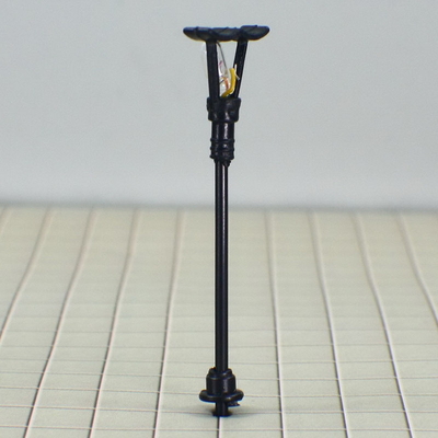China Escala HO Train Layout iluminação rua plástico modelo Lamp Post 6 cm fornecedor