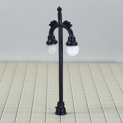China OEM n escala trem Layout iluminação Street modelo Lamp Post 7 cm fornecedor