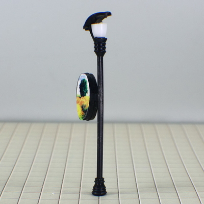 China N Gauge trem Layout iluminação Street modelo poste 7,5 cm fornecedor