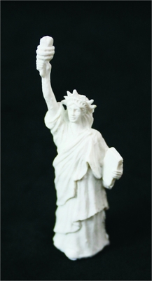 China A13-1 Jade branco Desktop 3D escultura escala modelo estátua da liberdade fornecedor