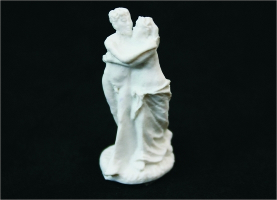 China A13-5 PE plástico Jade branco escultura 3D escala modelo Huged par fornecedor
