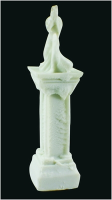 China MD01 Jade branco escultura Desktop 3D maquete 2 * 6.5 cm fornecedor