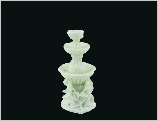 China MD03 PE plástico branco escultura 3D escala modelo 2 * 4 cm Jardim Primavera fornecedor