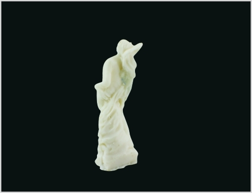China White Jade personalizado escultura 3D maquete Fada 1.5 * 4.5 cm MD08 fornecedor