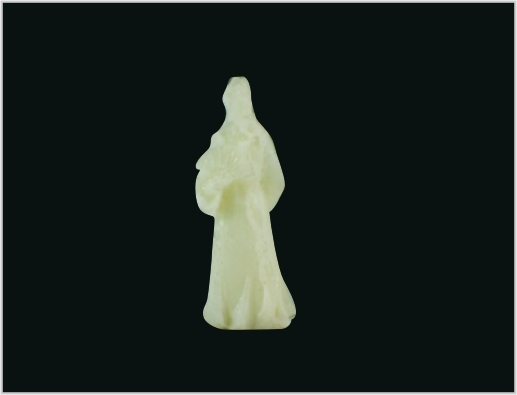 China MD17 1 * 3 cm Jade branco Desktop escultura maquete 3D fornecedor