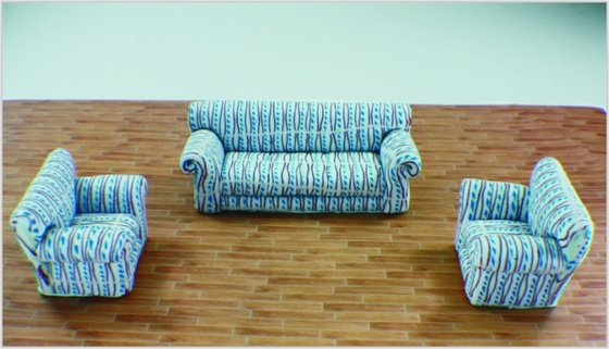 China Personalizado Sofa de mobília modelo arquitectónico 1:20 / 1:25 / 1:30 / 1:50 / 1:75 / 1:100 fornecedor