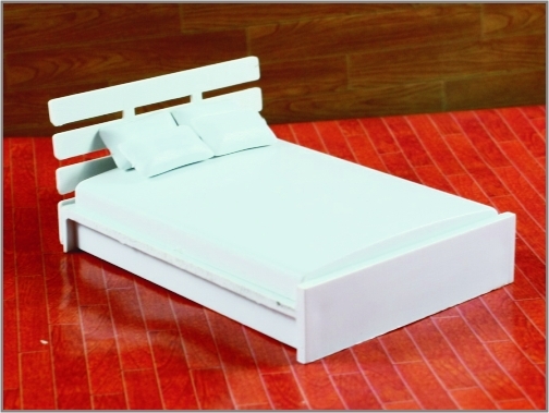 China OEM arquitetura casas 3D modelo móveis União moderna Double Bed 1:20 / 1:25 / 1:30 fornecedor