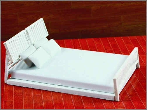 China 1:20 /1: 25/1: A mobília 30 modelo arquitectónica moderna obstrui a cama de Doube fornecedor