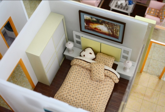 China Miniatura edifício arquitectónico modelos casa interiores quarto fornecedor