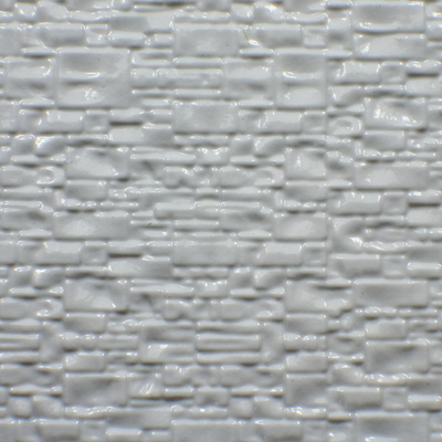 China Architectural escala modelo materiais DM10 ABS cultivadas de pedra 55 * 110 mm fornecedor