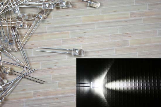 China MD01-005 3mm Branco levou luz arquitetônica escala modelo suprimentos fornecedor