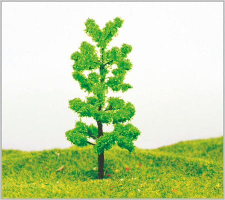 China árvores modelo diminutas do metal verde arquitectónico de 12cm em feito à mão fornecedor