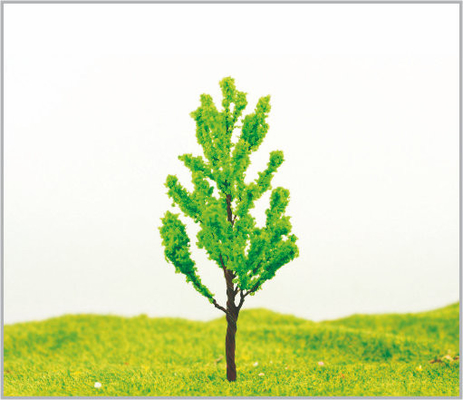 China árvores modelo diminutas verdes feitas sob encomenda de 8cm em feito à mão fornecedor