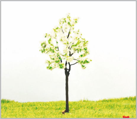 China 9cm, árvores modelo diminutas feitas sob encomenda feitos a mão de 11cm para a disposição do planeamento urbanístico fornecedor