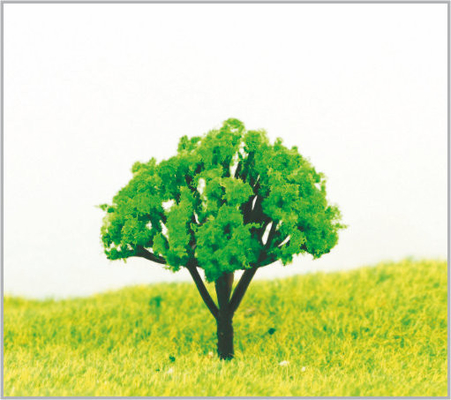 China Árvores modelo diminutas arquitectónicas do plástico 4.5cm em feito à mão com verde fornecedor