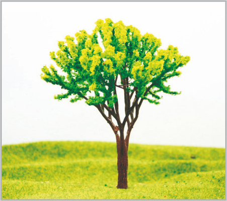 China árvores modelo diminutas plásticas arquitectónicas de 16cm em feito à mão com verde fornecedor