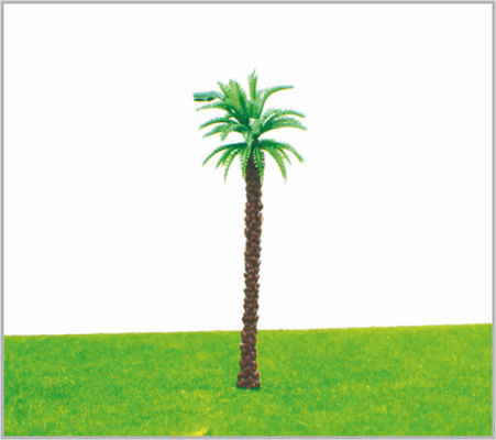 China M004 OEM HO Train Layout miniatura modelo árvores amarelo verde Avenue Coconut Tree 9 cm fornecedor