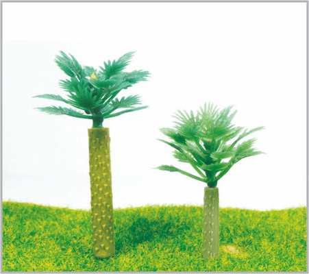 China HA50 / HA35 HO Train Layout miniatura modelo árvores Green Street Coconut Tree 5 cm por 3,5 cm fornecedor
