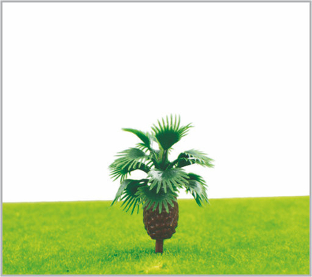 China M016 Treinar estação Layout miniatura modelo escala árvores verde Avenue Palms árvore 3,5 cm fornecedor