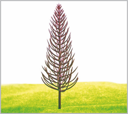 China B16060 OEM miniatura modelo árvores amarelo verde plástico pirâmide tronco 16 cm fornecedor