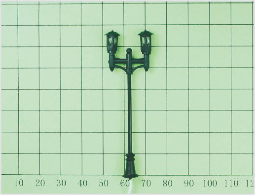 China T7 o escala de indicador treinar Layout Design Light Street em miniatura modelo lâmpada postos 6,5 cm fornecedor