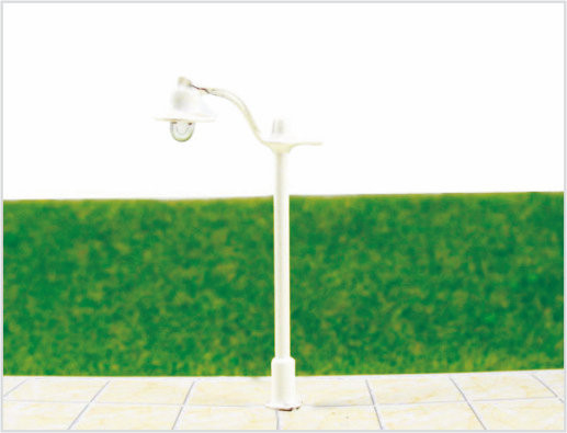 China T21 Bitola O escala luminosa trem Layout Design Light Street em miniatura modelo lâmpada postos 5 cm fornecedor