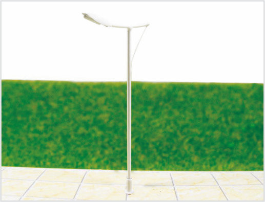 China T28 HO escala 6V luminoso Street 3D modelo poste de 8 cm para Layout de trem fornecedor