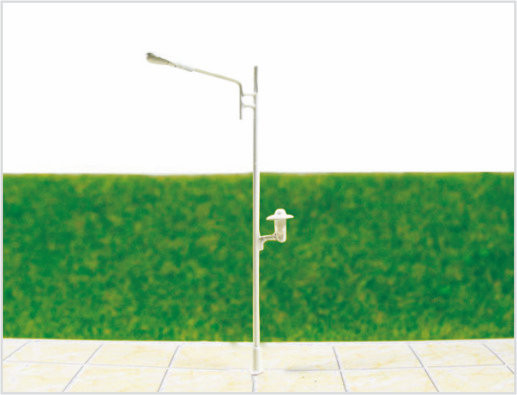 China T30 6V 8,5 cm luminoso em miniatura Street modelo poste luz para Layout de trem fornecedor