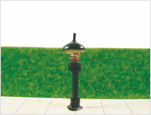 China T37 6V Billboard Street plástico miniatura escala modelo poste para comboio Layout 3.5 cm fornecedor