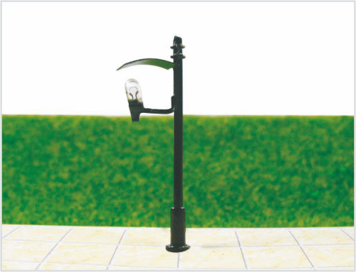 China T38 OEM N escala trem Layout iluminação Street modelo Lamp Post 4,5 cm fornecedor