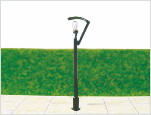 China T39 OEM N escala trem Layout iluminação Street modelo Lamp Post 4,5 cm fornecedor