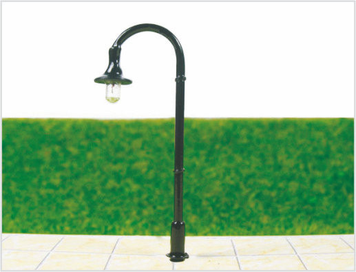 China T40 Escala HO Train Layout iluminação rua plástico modelo Lamp Post 5 cm fornecedor