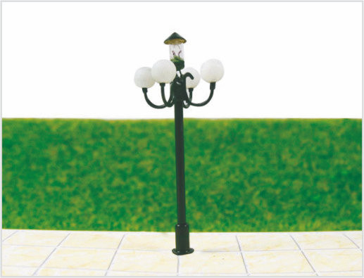 China T51 6V Billboard Street plástico escala modelo lâmpada Posts para comboio Layout 5 cm fornecedor
