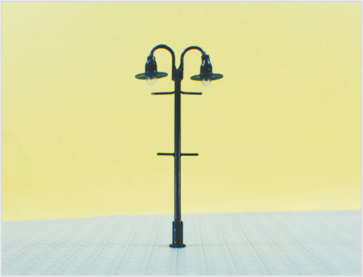 China T100 OEM 6V luminoso Street modelo poste 4 cm para Layout de trem fornecedor