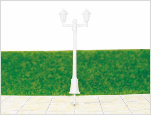 China ML300 Custom 6V duas luzes de jardim plástico modelo borne da lâmpada para Layouts de estrada de ferro fornecedor