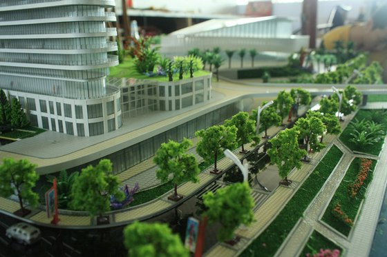 China Disposições modelo feitas sob encomenda do trem/construções modelo arquitectónicas do hotel fornecedor