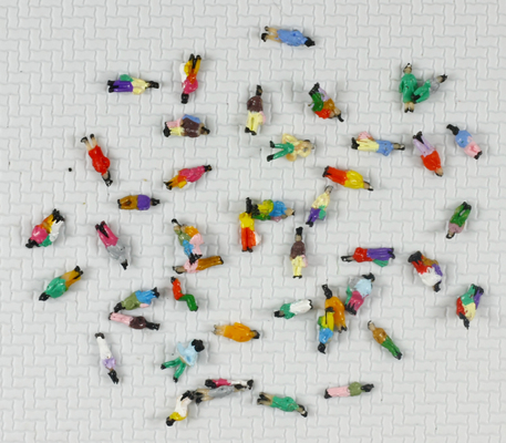 China P200-10 1:200 C HO escala arquitetônica modelo pessoas pintado figuras 1.0 cm fornecedor