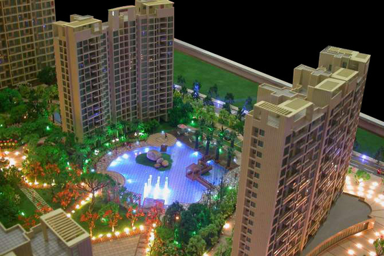 Fabricante modelo arquitectónico feito sob encomenda, modelo da miniatura do prédio de escritórios Ho fornecedor