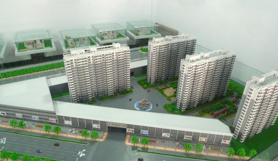Fabricante modelo arquitectónico feito sob encomenda, modelo da miniatura do prédio de escritórios Ho fornecedor
