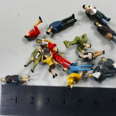 P87-24 1:87 HO arquitetônicas maquete pessoas pintaram figuras 2.0 cm fornecedor
