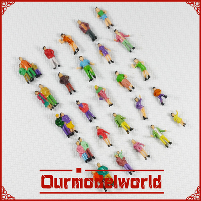 P87-25 1:87 HO arquitetônicas maquete pessoas pintaram figuras 2.0 cm fornecedor