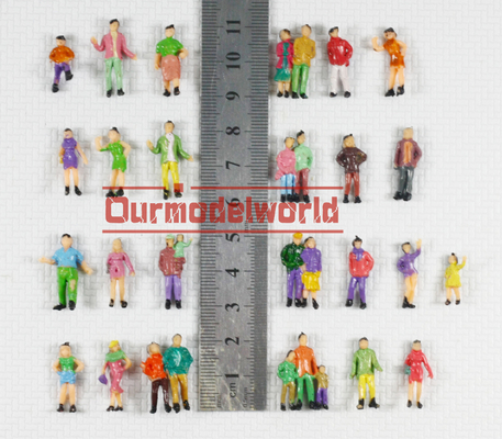 P87-25 1:87 HO arquitetônicas maquete pessoas pintaram figuras 2.0 cm fornecedor