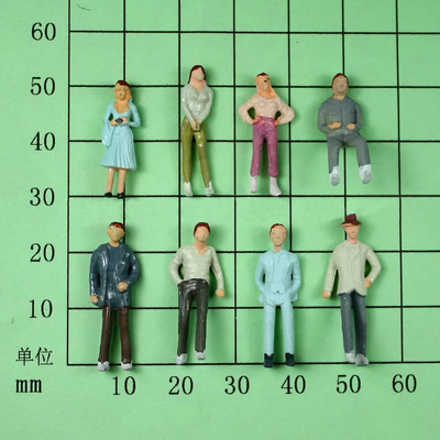 Figura de madeira humana plástica caixa interna da caixa do modelo 2.5CM fornecedor
